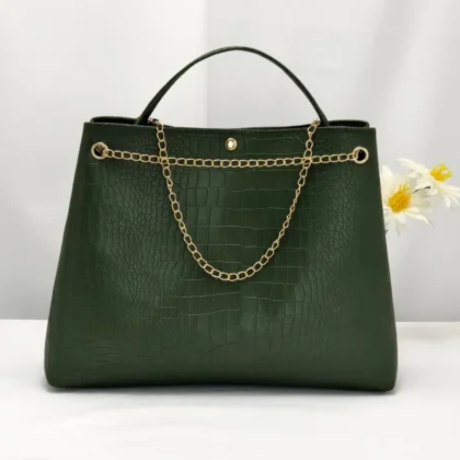 Green Patent Bag