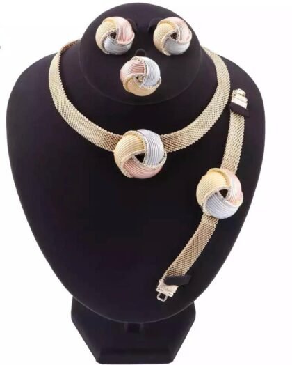 3 Tone Jewelry Set